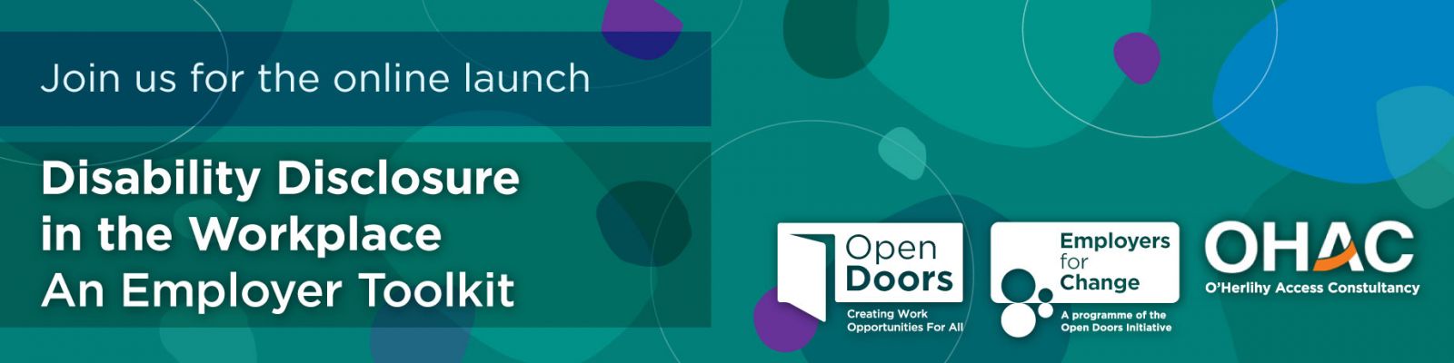 Join us for the online launch: Disability Disclosure in the Workplace, an Employer Toolkit.