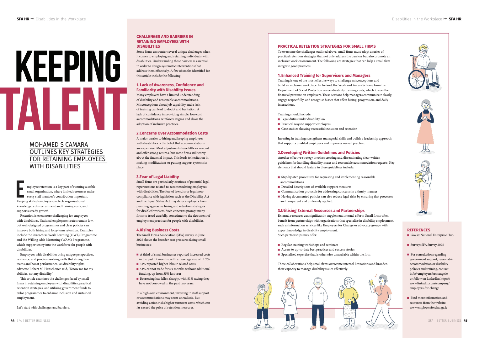 Article screenshot: Keeping Talent